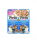 INABA CAT Twin Tuna with Chicken and Scallops in Broth &ndash; cat treat &ndash; 2x40g
