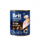 BRIT Premium by nature Fish with fish skin - wet dog food - 800g