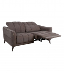 Diivan CATHY 2-kohaline elektriline recliner 162x100xH100cm, helepruun