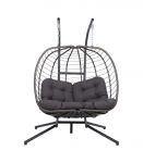 Ripptool FINSE 2-kohaline 142x106xH194cm, tumehall