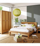Riidekapp CHICAGO NEW 3-ukse ja 3-sahtliga, 130x57xH190cm, puit: tammespoon/MDF, v&auml;rvus: naturaalne, viimistlus &otilde;litatud