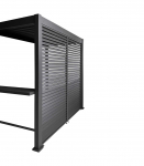 Tagasein varikatusele MIRADOR BBQ, tumehall