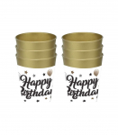 Procos korduvkasutatav peotops 250ml, 6 tk, Happy Birthday