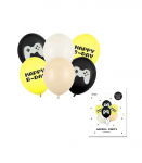 PartyDeco &otilde;hupall, 6 tk, 30 cm, Happy B-day