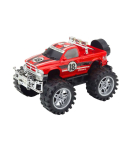 Rear-wheel drive off-road vehicle with large wheels, red 27cm