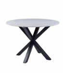 S&ouml;&ouml;gilaud HEAVEN D110xH76cm, valge marmor, lauaplaat: marmor, jalad: metall