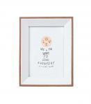 Pildiraam DECOR, 10x15cm, valge/puit