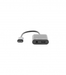 Digitus USB Type-C adapter/Converter, Type-C to USB Type-C with 3.5mm stereo AK-300400-002-S