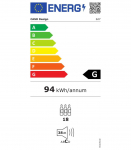 Caso Wine cooler WineSafe 18 EB Energy efficiency class G Built-in Bottles capacity 18 bottles Cooling type