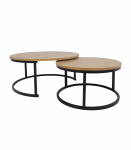 Diivanilaud BRITU 2tk komplektis, hele puit