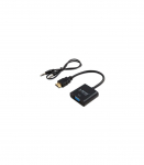 SAVIO HDMI (M) &ndash; VGA (F) Adapter with audio CL-23/B Black