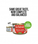 SCHESIR in jelly Tuna with shrimps - wet cat food - 85 g
