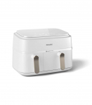 Philips 3000 series NA353/10 fryer Double 9 L Stand-alone 2750 W Hot air fryer Silver, White