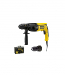Stanley 2.4J SDS Plus Hammer Drill With Quick Change Chuck, Kitbox SFMEH210K-QS 800 W