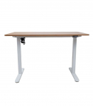 T&ouml;&ouml;laud ERGO LIGHT 1-mootoriga 120x60xH73-118cm, tamm/valge