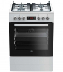 Gaasipliit Beko FSM 62320DWS elektriahjuga, 60 cm