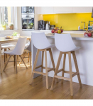 Baaripukk SONJA 41x41,5xH99cm, valge