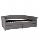 Voodi GENESIS 90x200cm, ilma madratsita, pruunikashall