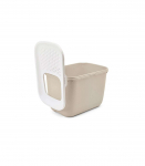 SAVIC HOP Coffee Brown with White Lid &ndash; Cat Litter Tray &ndash; 58.5x39x39.5 cm &ndash; 1 pc.