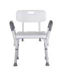 Shower stool with backrest and handles
