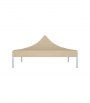 Canopy roof cover 2,92 x 2,92 m (beige colour, fabric density 160 g/m2)