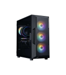 Zalman I3 NEO V2, ATX Mid Tower PC Case, 4 x 120mm RGB Fans, Black