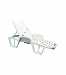 Lamamistool FISSO 71x192xH45cm, valge