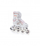 2-in1 Laste rulluisud Raven Pulse reguleeritava suurusega valge/roosa