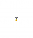 Diivanilaud TIFFANY A must/oranž 50 cm