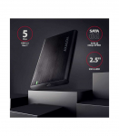 AXAGON Screwless aluminum USB 3.2 Gen 1 - SATA 6G external box for 2.5" SSD/HDD EE25-A6C