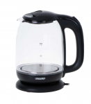 Mesko Kettle MS 1302b Electric 2200 W 1.7 L Glass 360&deg; rotational base Black