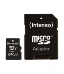 MEMORY MICRO SDXC 64GB C10/W/ADAPTER 3433490 INTENSO