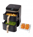 Cosori Turbo Tower Pro Smart Single 10.8 L Stand-alone 2630 W Hot air fryer Black, Gold