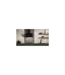 Vertical Eco Duo Glass Wall-mounted chimney hood Black