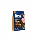 BRIT Premium by Nature Adult M Chicken - dry dog food - 3 kg