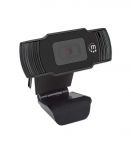 Manhattan USB Webcam, Two Megapixels (Clearance Pricing), 1080p Full HD, USB-A, Integrated Microphone, Adjustable Clip