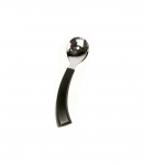 Curved spoon for left-handed person