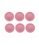 Procos korduvkasutatav peotaldrik, 21cm, 6 tk, roosa pastel