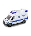 Interactive Police Radio Car  Light and sound effects ! Opening doors