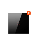 Smart Light Switch WiFi Avatto TS02-EU-B1 1 Way TUYA (black)