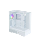 Zalman P40 PRISM PLUS, ATX Mid Tower PC Case, 3 x 120mm ARGB Fans, White