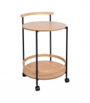 Serveerimislaud GENUA 49x46xH74cm, hele puit/must