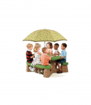 STEP2 laud - piknikulaud p&auml;ikesevarjuga