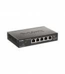 D-Link 5-Port Gigabit PoE Smart Managed Switch and PoE Extender DGS-1100-05PDV2 Web managed Desktop Power