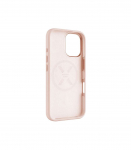 Fixed MagFlow Back cover Apple iPhone 16 Liquid silicon Pink