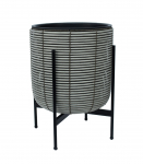 Lillepott WICKER alusega 38x38xH49cm, bee˛ikashall