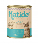 KATIDO Cielęcina z Kr&oacute;likiem mokra karma dla kota 400g