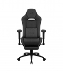 Aerocool ROYALASHBK Premium Ergonomic Gaming Chair Legrests Aeroweave Technology Black