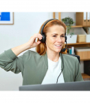 Trust HS-260 Headset Wired Neck-band Office/Call center USB Type-A Black