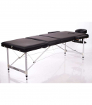 RESTPRO&reg; ALU 3 Black Portable Massage Table